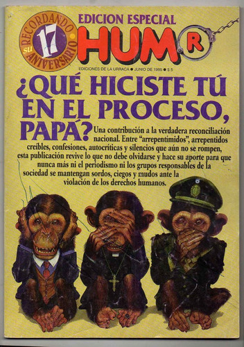 Revista Humor  - Que Hiciste Tu En El Proceso - Junio 1995  