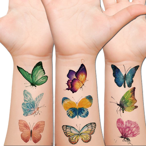 Hohamn Tatuajes Temporales De Mariposa Para Mujeres, 100 Est