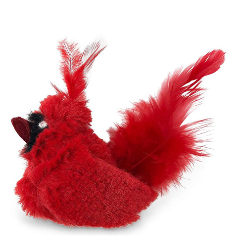 Juguetes Para Gatos Ourpets Play-n-squeak Real Birds Con Hie