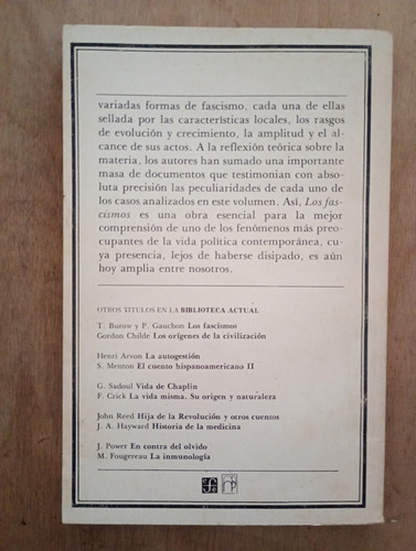Los Fascismos - Thierry Buron Y Pascal Gauchon (Usado)