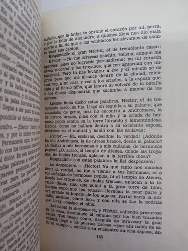 La Ilíada - Homero - Clásicos - Epopeya (Usado)