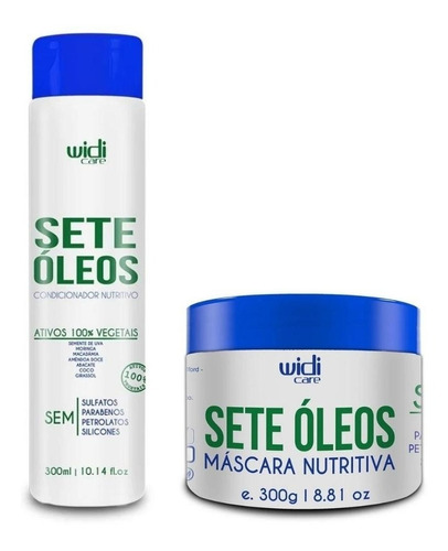 Kit Widi Care Sete Óleos Condicionador + Máscara Capilar