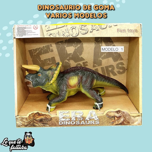 Dinosaurio De Goma Era 8 Modelos Diferentes Ltf Shop.