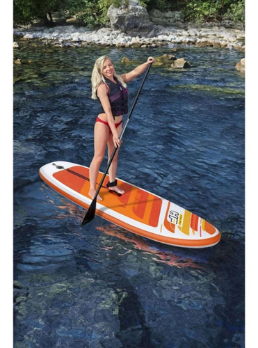 Tabla Surf Sup Inflable Bestway 2.74m Naranja Amanecer Naranja