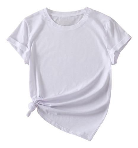 Polera Algodon Basica Mujer