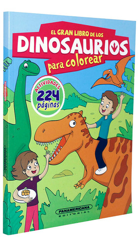 Libro El Gran Libro De Los Dinosaurios Para Colorear