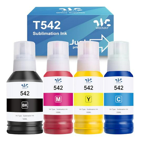 Tintas De Sublimación Weemay 440ml Para Impresoras Et-2720, 