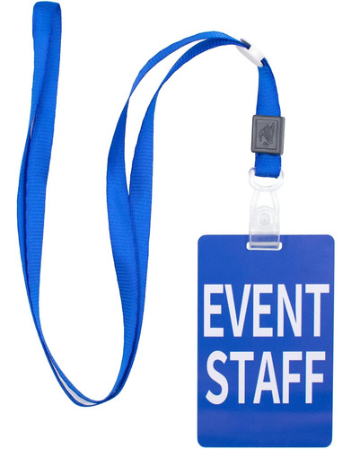 12 Piezas De Lanyards De Pase De Personal De Evento Sop...