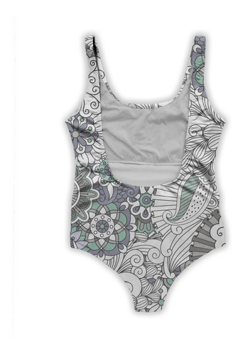 Imagem 2 de 2 de Maiô Body Bori Hype Verão Floral Oriental Yakuza Feminino