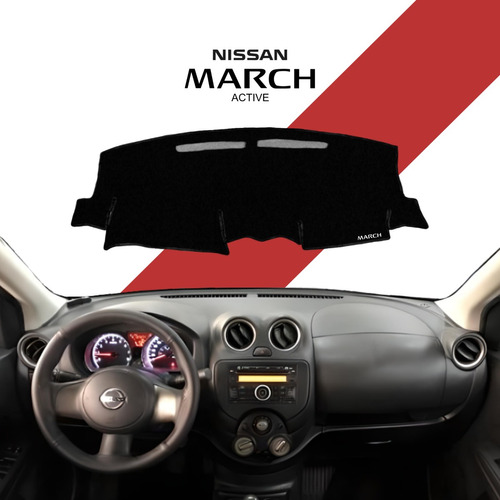 Cubretablero Bordado Nissan March Active 2018