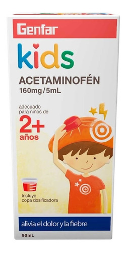 Acetaminofen Jarabe 160 Mg/5 Ml Frasco - mL a $104