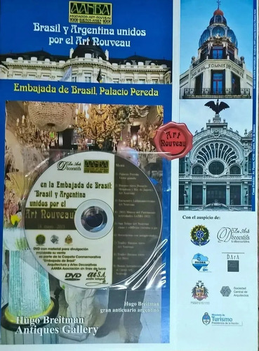 Carpeta Y Dvd Conmemorativa Art Nouveau  Rio D Janeiro Aanba