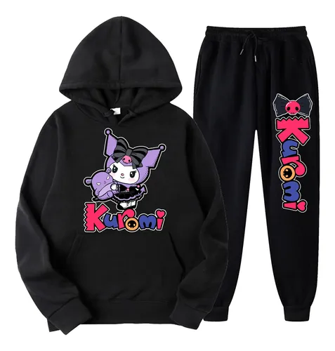 comprar Conjunto Buzo Canguro Y Pantalon Kuromi Hello Kitty Sanrio