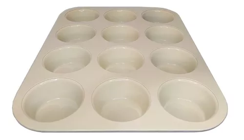 Molde Muffins Ceramico Antiadherente x 12 Hudson