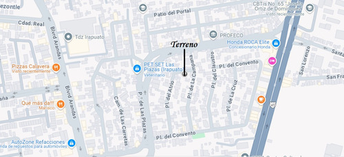 Terreno En Venta En Colonia Las Plazas, Irapuato, Gto.