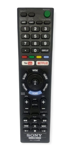 Control Remoto Para Televisión Sony Rmt-tx300b 