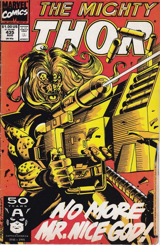 Cómic The Mighty Thor Volumen 1 N° 435 Agosto 1991 Inglés