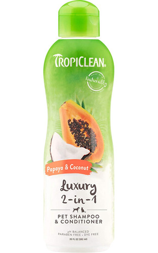Tropiclean Perros Shampoo Papaya Coco 592 Ml