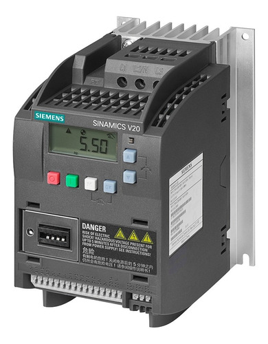 Variador De Velocidad Siemens V20 1hp 3ac 6sl3210-5be17-5uv0