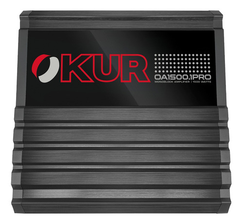 Amplificador De Audio Para Auto Okur Oa1500.1pro Monoblock Clase Ab 1500 Watts Negro Open Show By Db Drive
