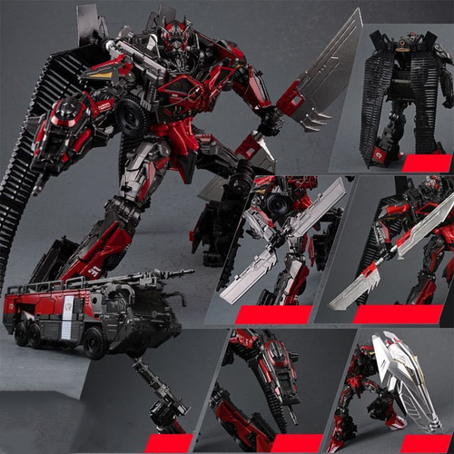 Transformers Camión De Bomberos Deformable Miniatura Coche
