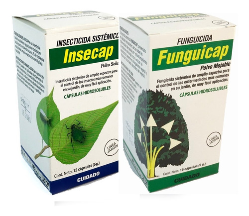 Imagen 1 de 7 de Funguicap E Insecap Insecticida Fungicida En Capsulas 
