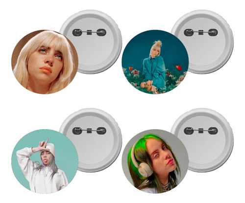 Pines Billie Eilish (set De 4)