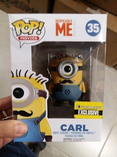 Funko Pop! - Exclusivo Ee - Carl #35 - Minions - Caja Dañad