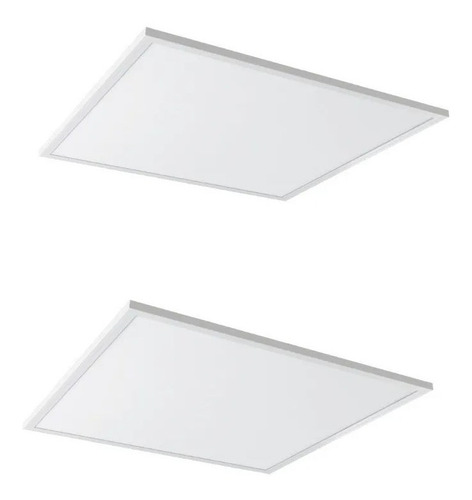 Combo 2 Panel Led 60x60 48w Lampara Techo Embutir O Colgante