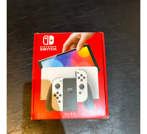 Nintendo Switch Oled Blanco 64gb, Incluye Caja Y Juego