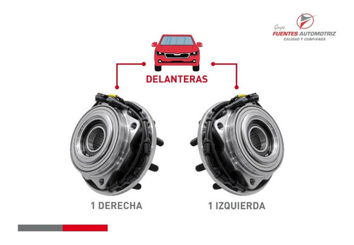 Jgo 2 Maza Balero Delant Izq Der Ford F550 4x4 2005-2010 Abs