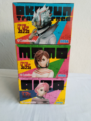 Figuras Dandadan Momo Ayase, Aira Shiratori & Okarun