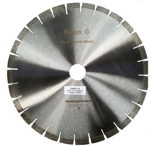 Disco Diamantado 400x15x50mm Corte Granito