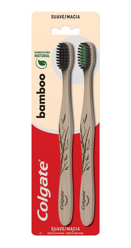 Cepillo Dental Colgate Bamboo X2
