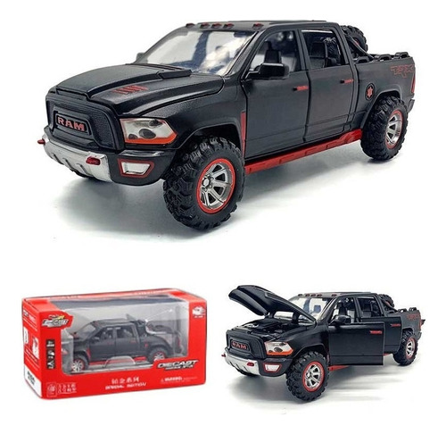 Coches De Metal En Miniatura Dodge Ram Trx 1:32 Abre Puertas