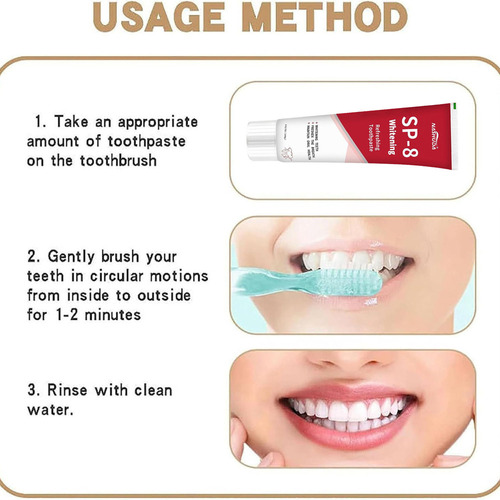 Wang Pasta De Dientes D Sp-8 For Limpieza Bucal, Protección