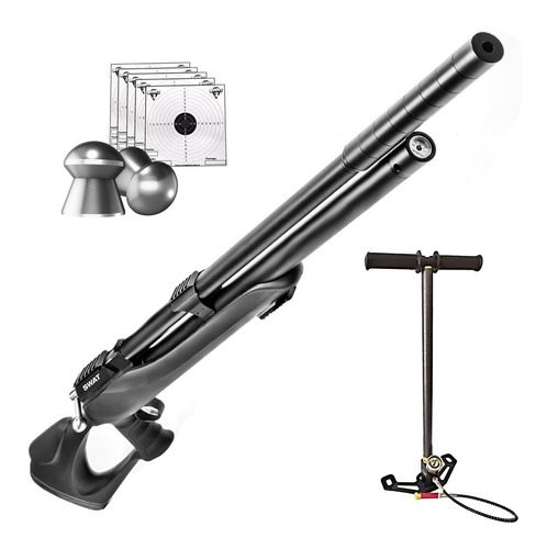Imagen 1 de 10 de Rifle Pcp Swat Airguns M25 7,62 Mm Silen + Inflador Apolo