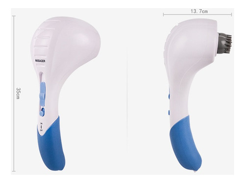 Masajeador De Percusion 6 Cabezales Dolor Tonifica Celulitis