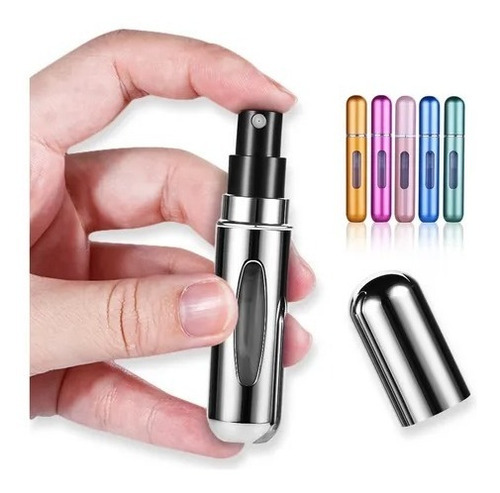 Mini Botella De Perfume Recargable, 5 Ml, Soporte Para Perfu