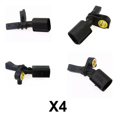 4x Sensor Abs Delanteros Y Traseros Lupo 2006 Originales