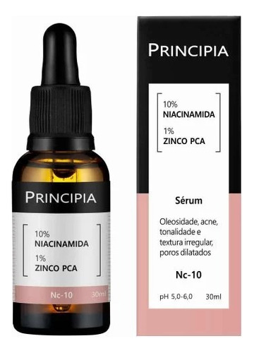 Sérum Principia 10% Niacinamida + 1% Zinco Pca (nc-10) 30ml