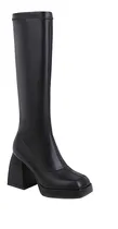 Comprar Plataforma Plataforma De Tacón Alto Cuero Impermeable 9092