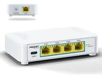 Comprar Conmutador Poe Gigabit De 5 Puertos Con 4 Puertos Poe+ Y 1 P