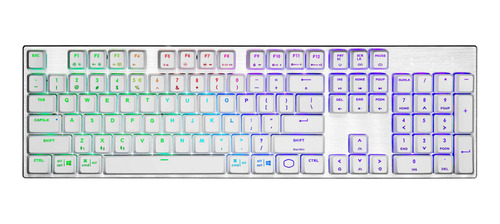 Teclado Mecánico Inalámbrico Cooler Master Sk653 Blanco