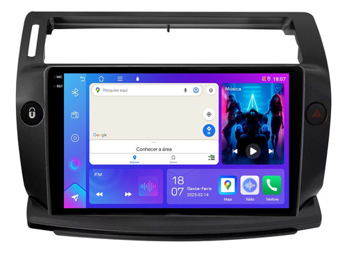 Multimidia C4 Pallas 9p Android Carplay 4/64gb + Ré