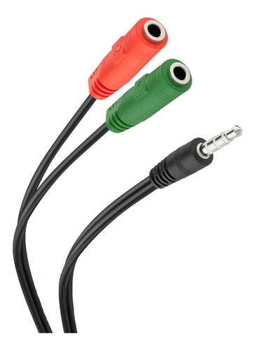 Cable Adaptador Unir Microfono Y Audifono A Plug 3.5 Mm Trrs