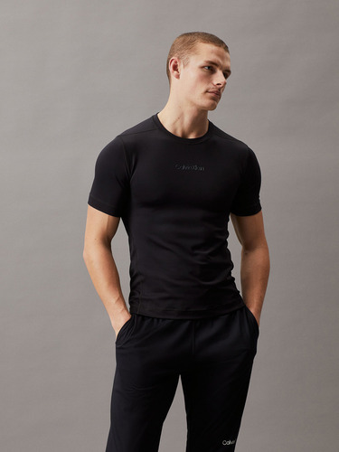 Polera Base Layer Negro Calvin Klein