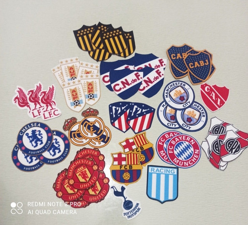 Imagen 1 de 2 de Parches Con Tus Equipos Favoritos