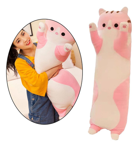 Almohada Larga Para Dormir Lindo Rosa 70 Cm Rosa 70 Cm Multi