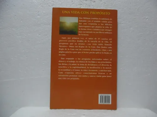 Una Vida Con Propòsito / Dan Millman / Planeta (Usado)